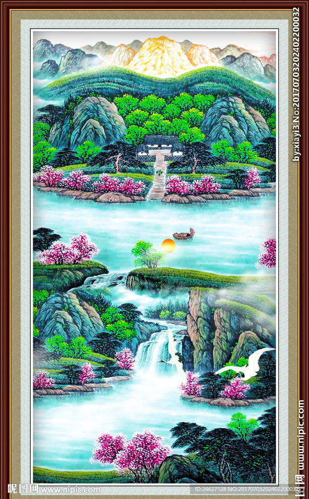 客厅山水画