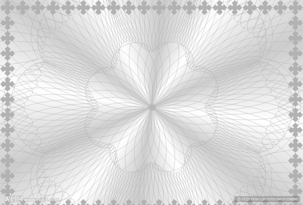 银灰机 许可证书纹