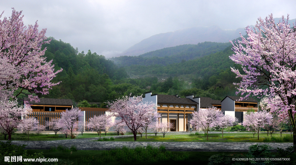 徽派建筑度假村