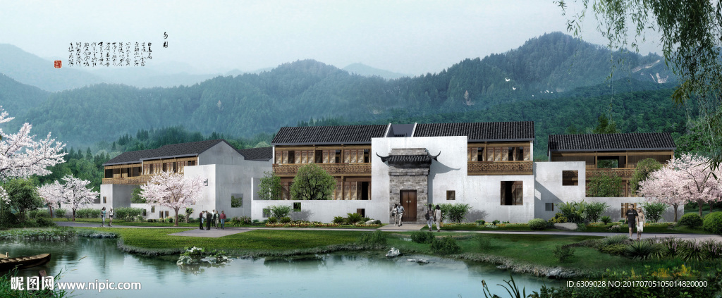 徽派建筑度假村