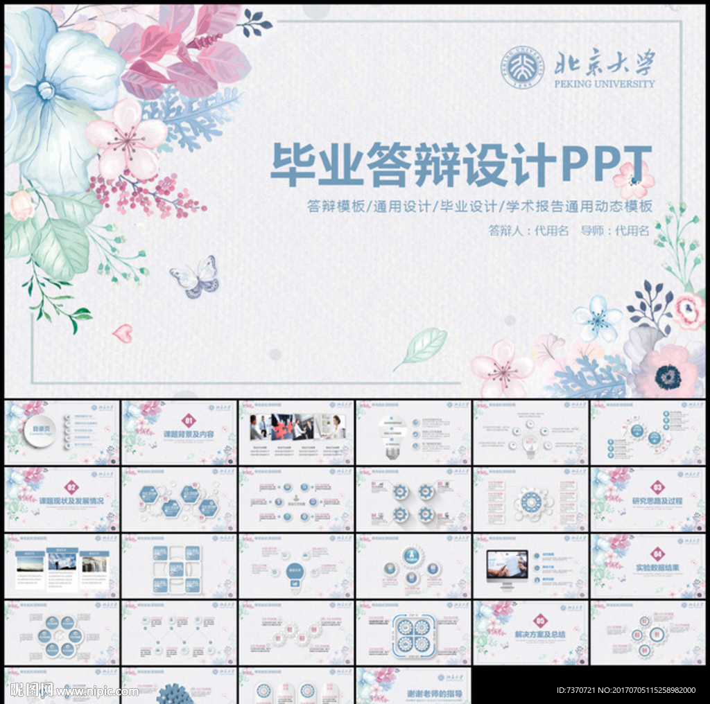 毕业论文答辩PPT