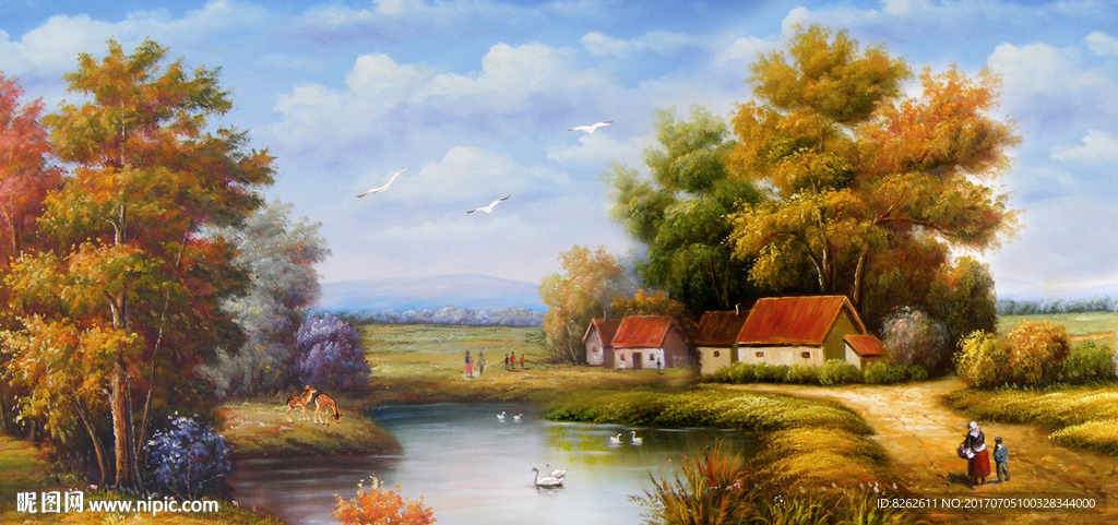 油画风景