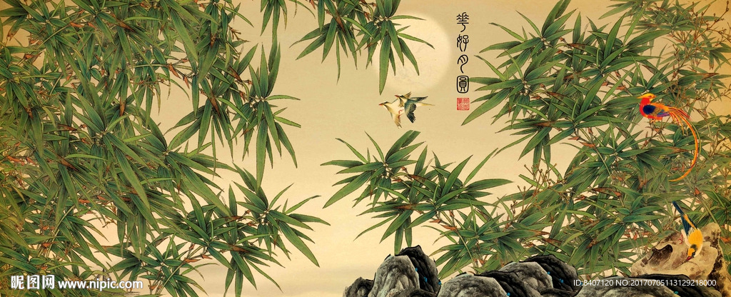 竹报平安