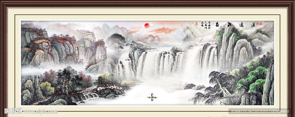 山水国画