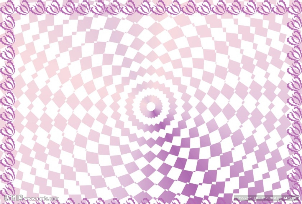 花粉红 许可证书纹