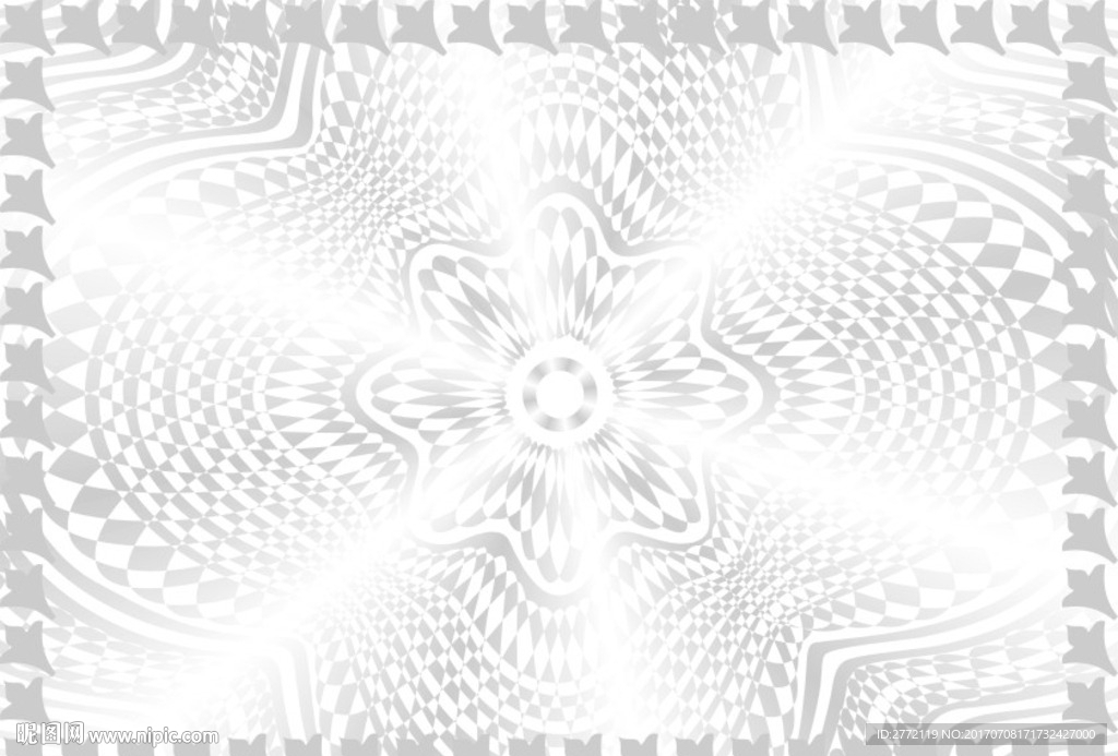 银白 特约证书纹