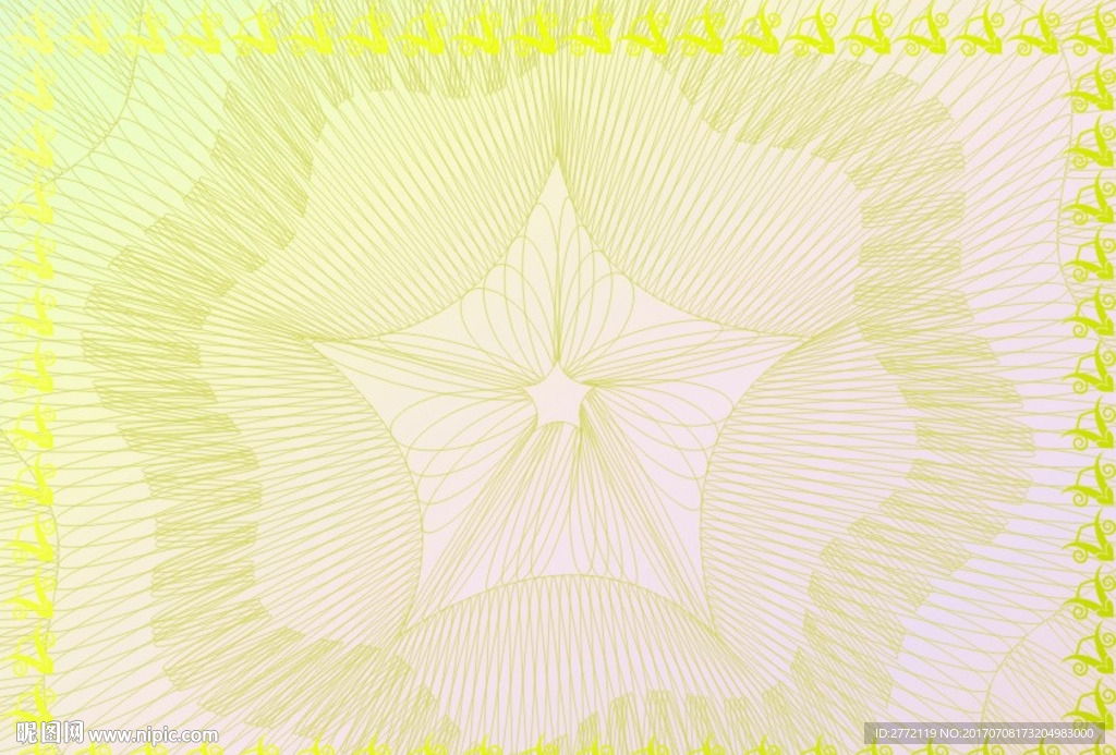 黄树叶 农业证书纹