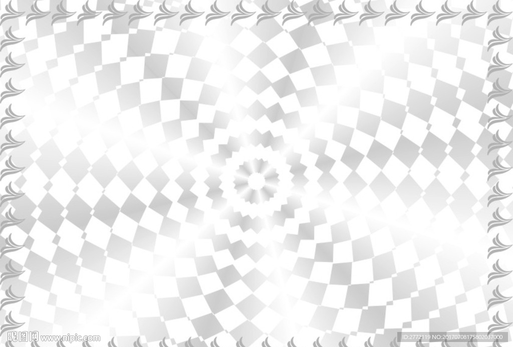 灰方格 商品证书纹