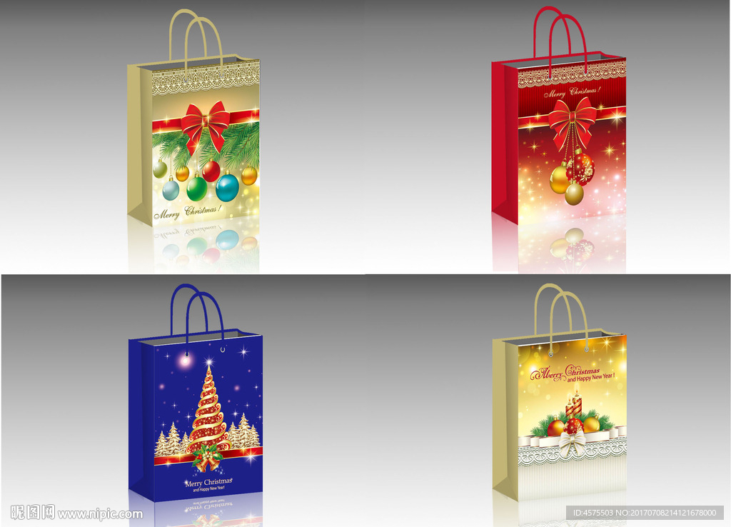 圣诞手提袋