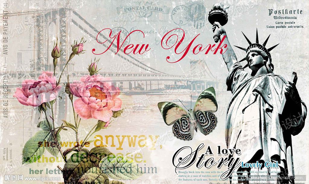 欧美风格装饰画