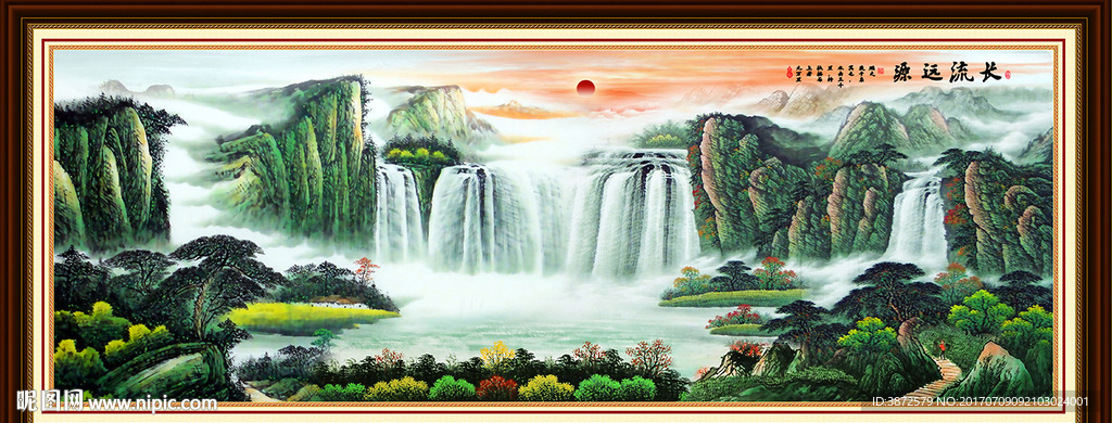 国画山水