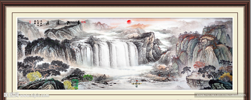 山水国画
