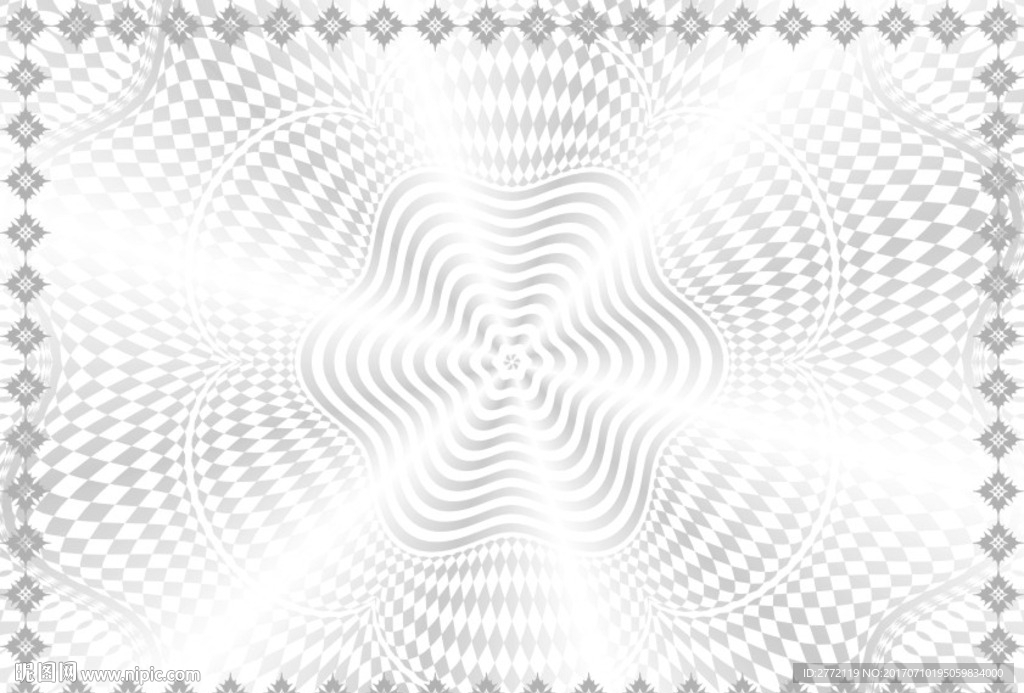 银装样版 证书底纹