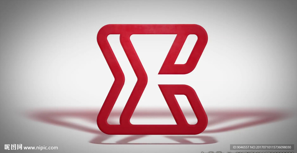 水注满logo演绎