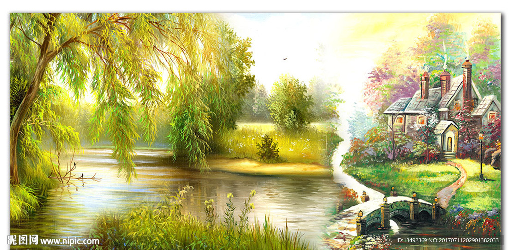 油画 风景