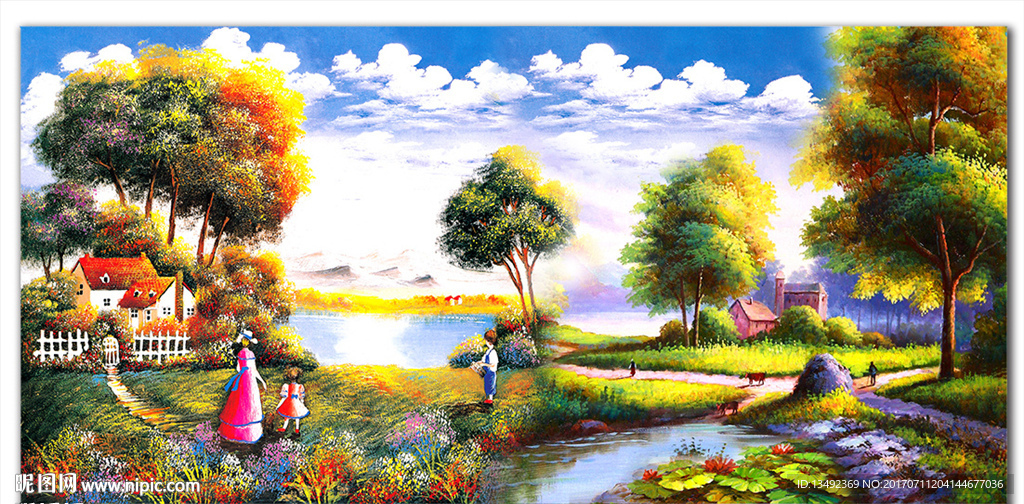 风景油画