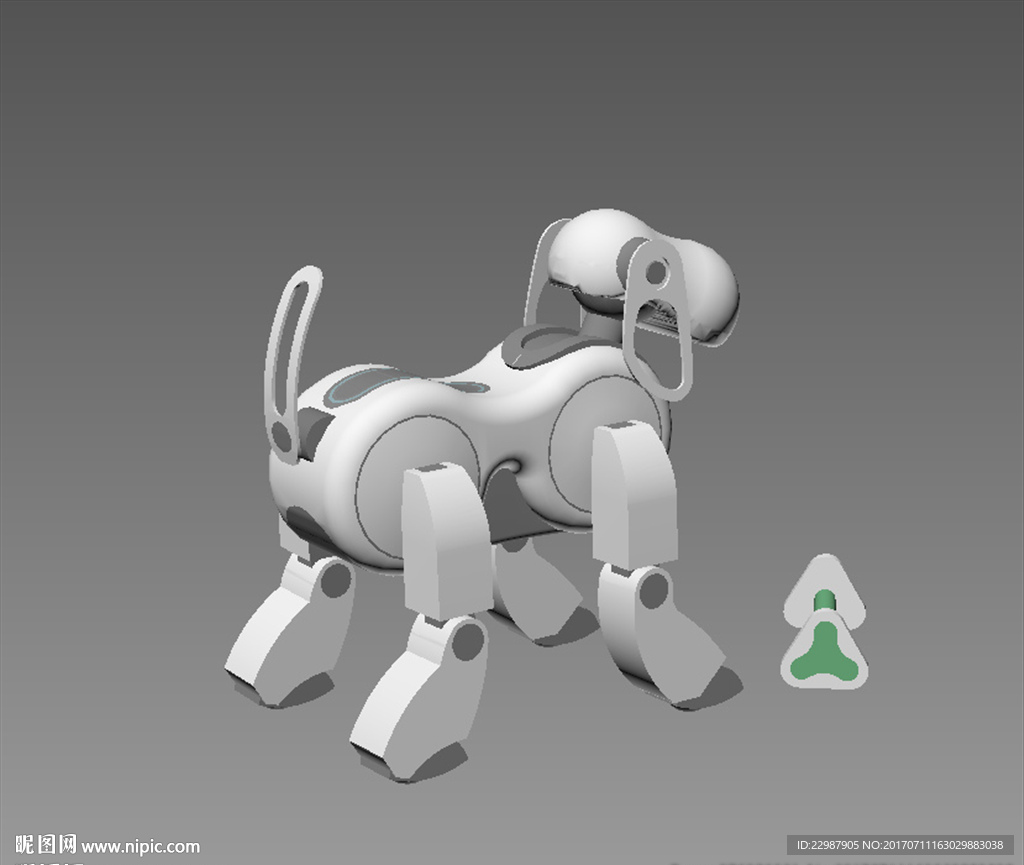 机器狗 3D 模型