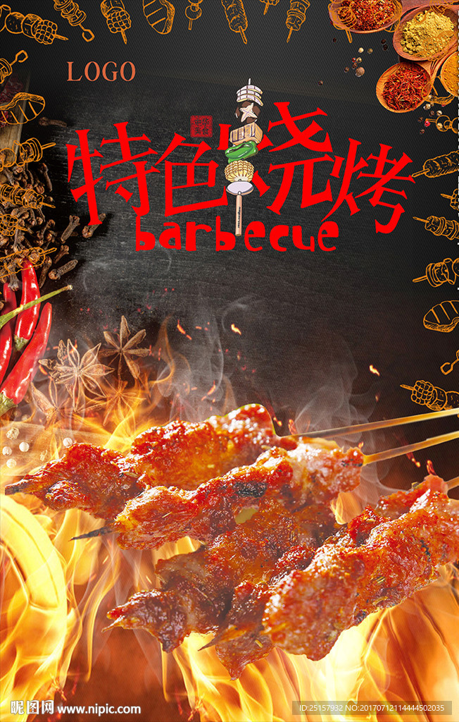 烧烤海报