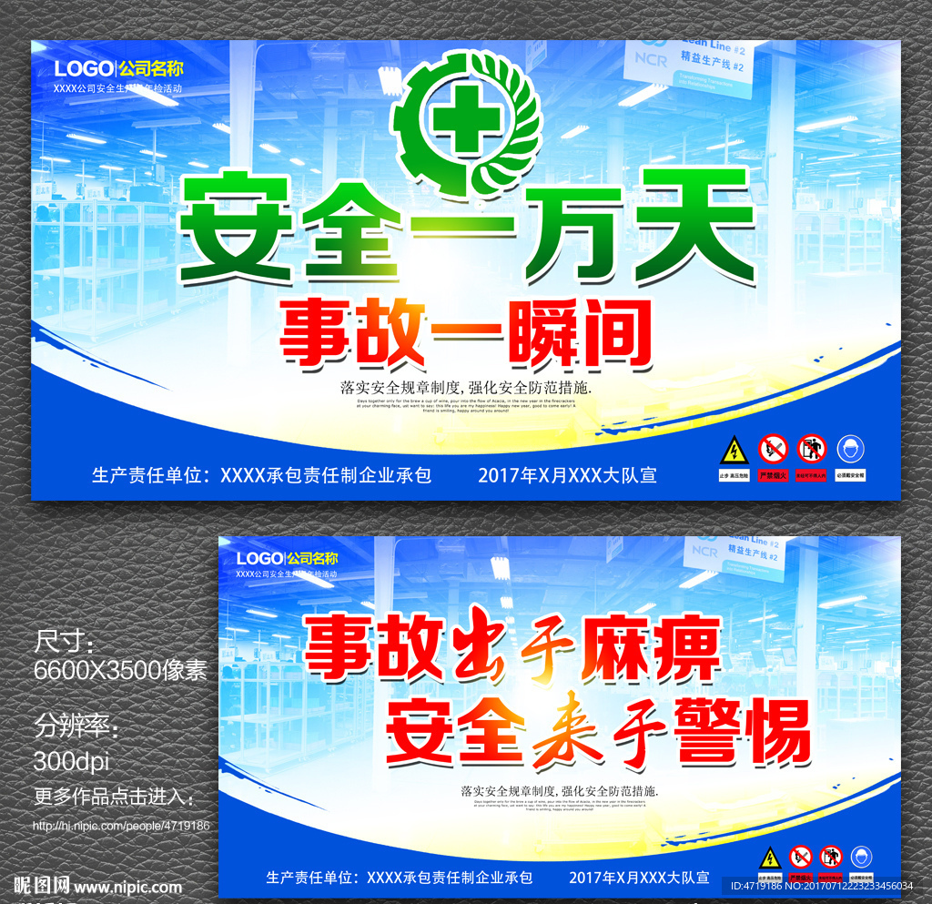 安全生产展板