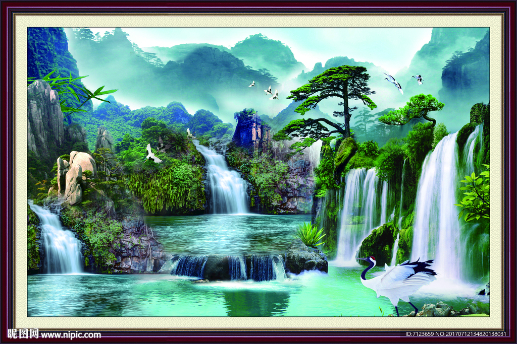 山水画 山水风景画