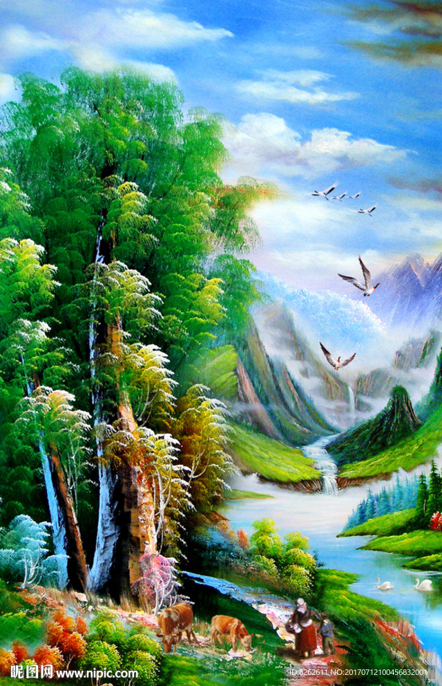 油画风景