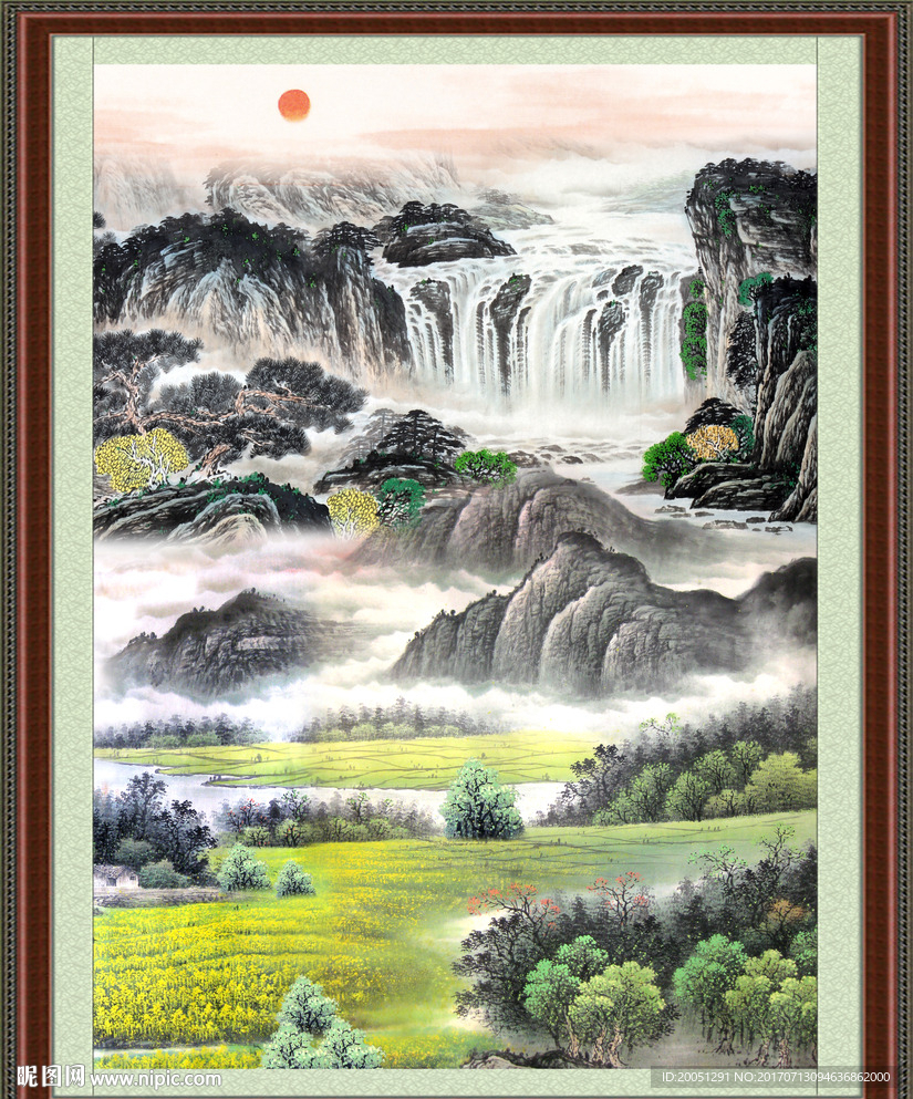 国画山水