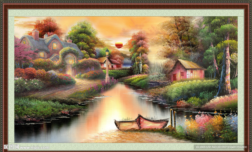 油画风景