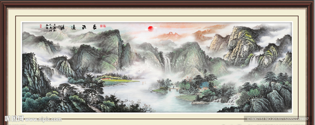 水墨风景画