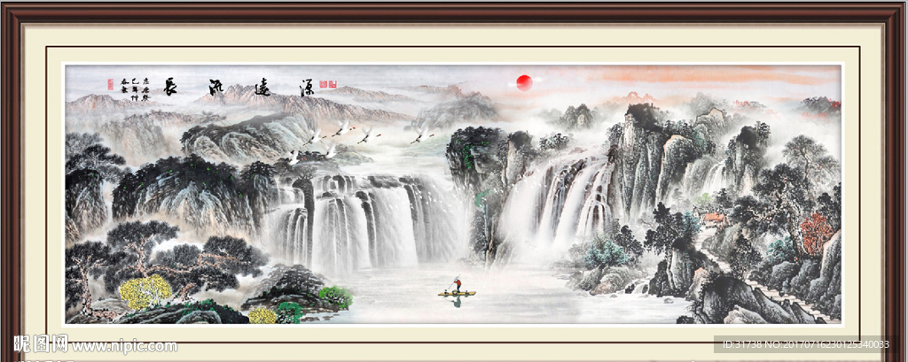国画山水