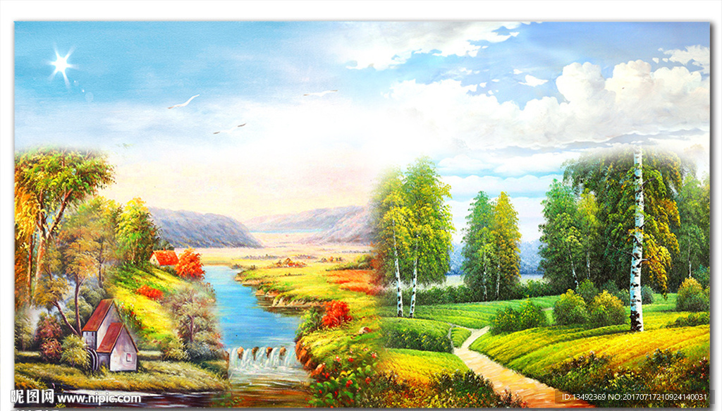 风景油画