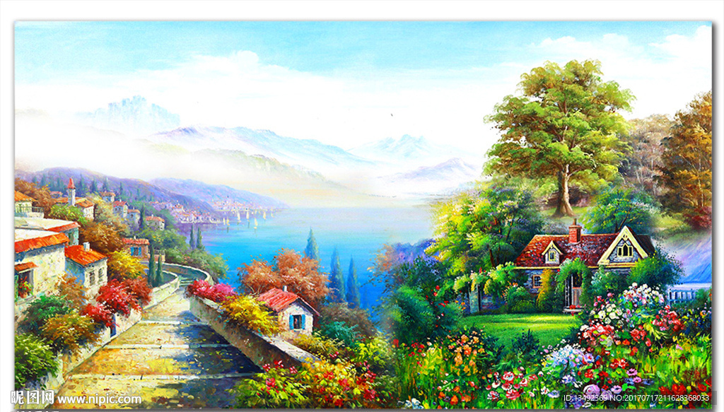 油画风景