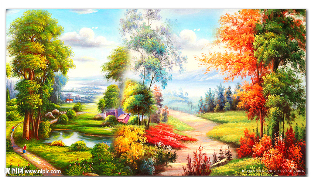 油画风景