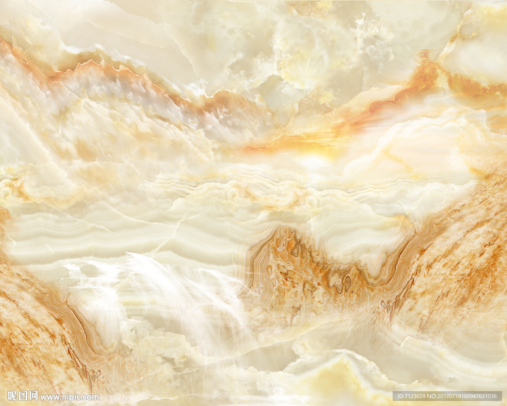 大理石纹高山流水大理石背景墙石