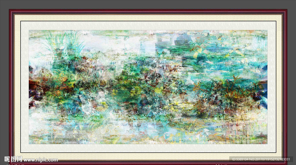 抽象油画