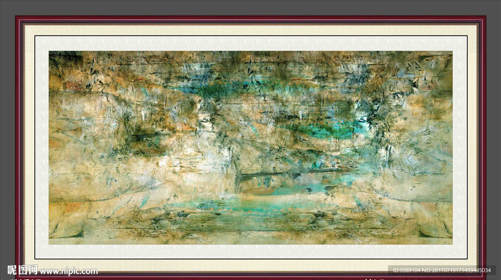 抽象油画