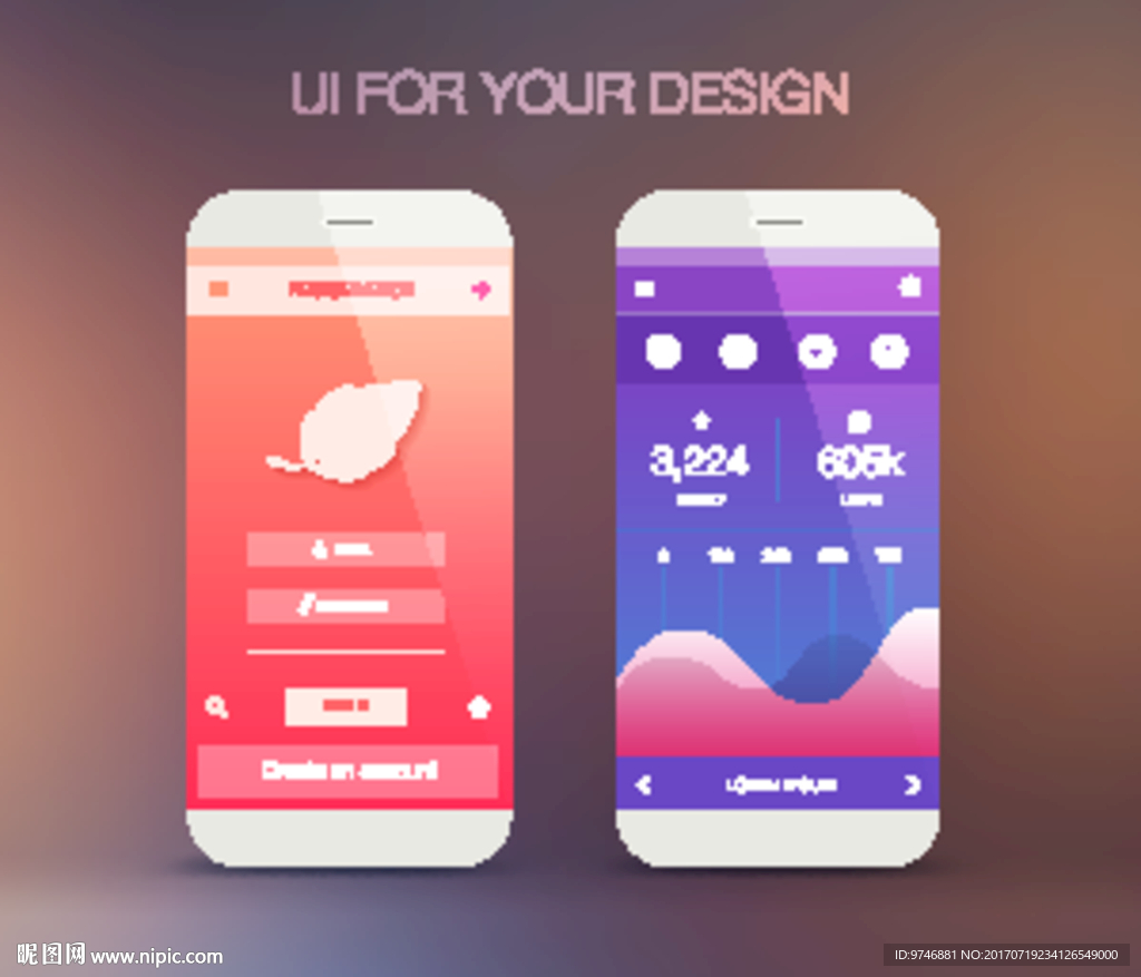 APP手机UI样机展示图图片