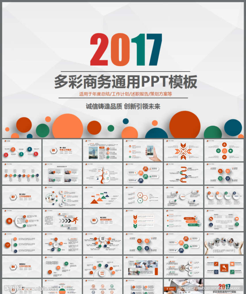 商务年中总结工作汇报PPT