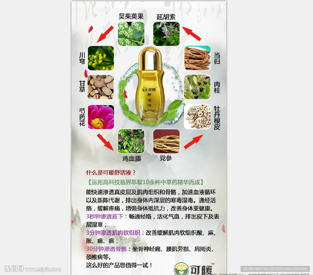 可暖舒活液详细介绍海报