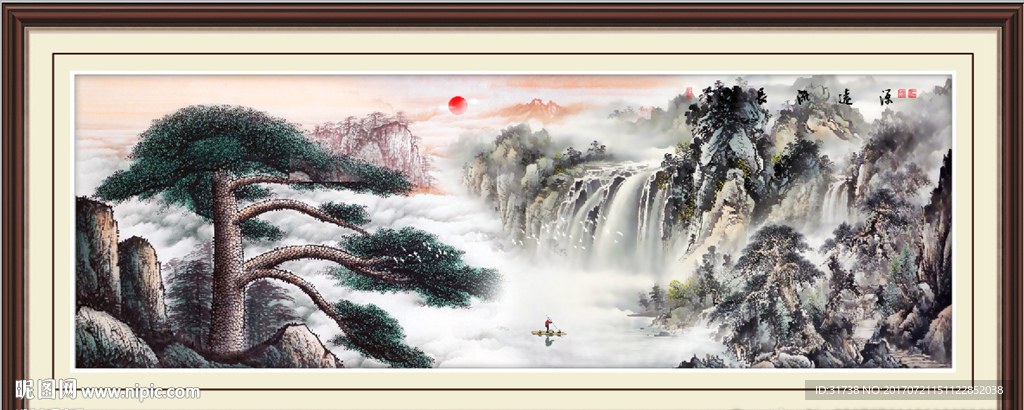 国画山水