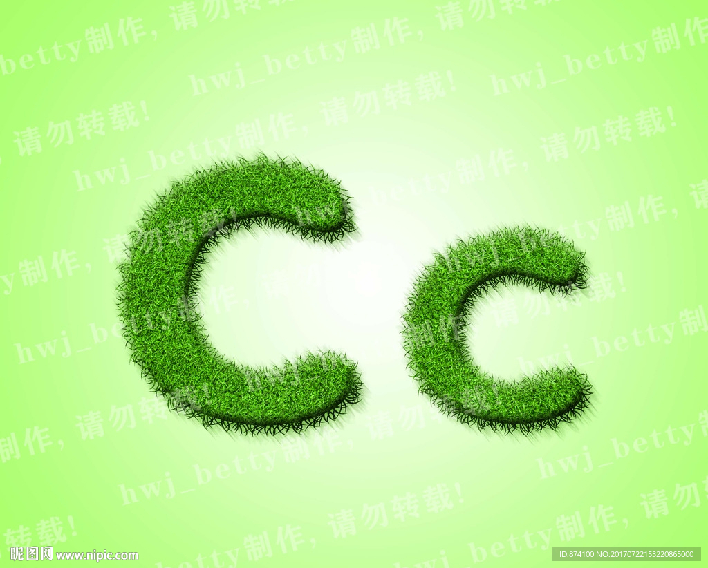 绿色草原英文Cc