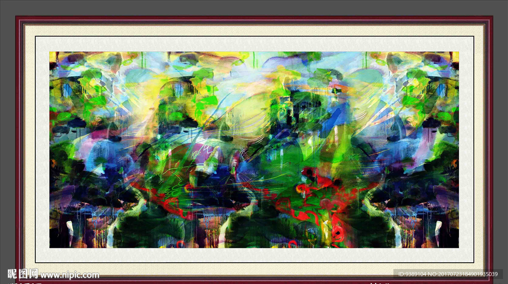 抽象油画