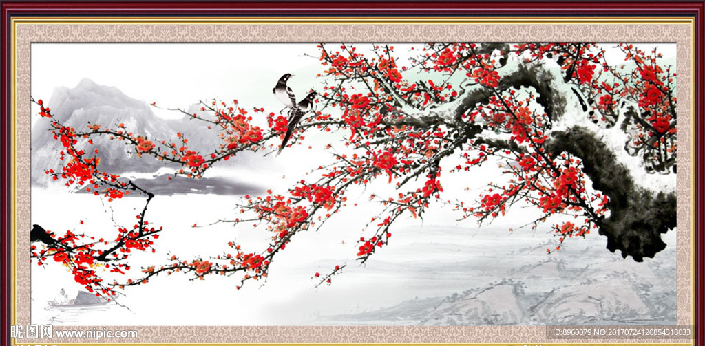 梅花国画
