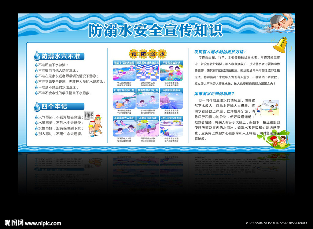 防溺水宣传栏