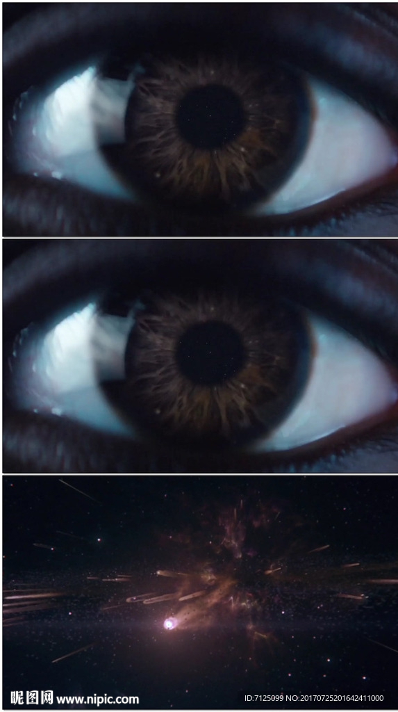 眼睛宇宙爆炸