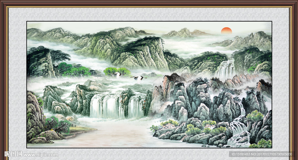 国画山水