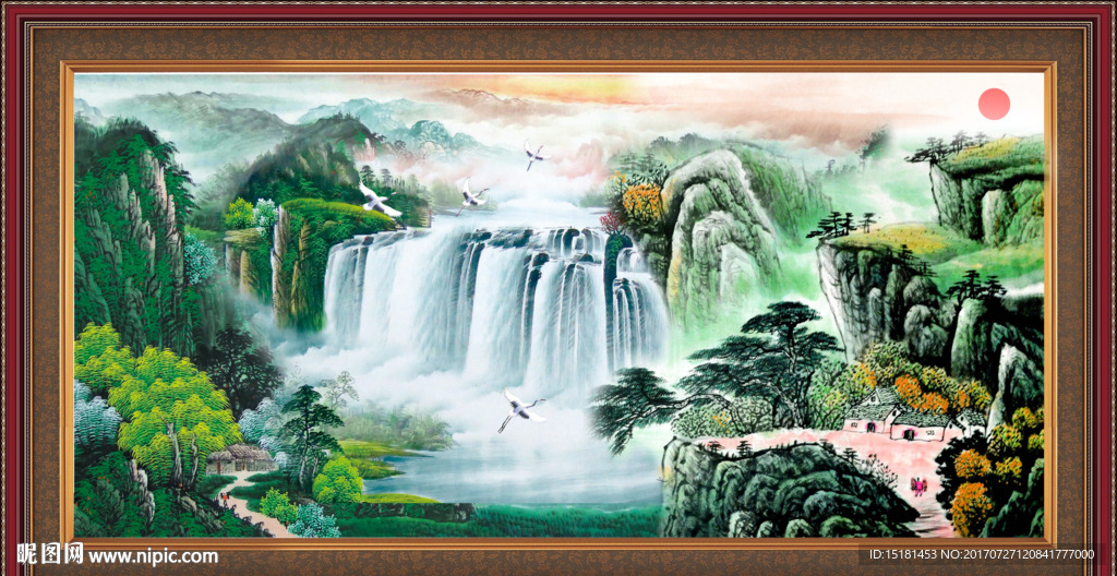 山水国画