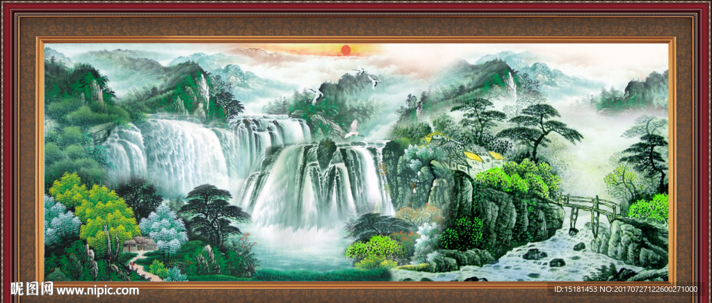 山水国画