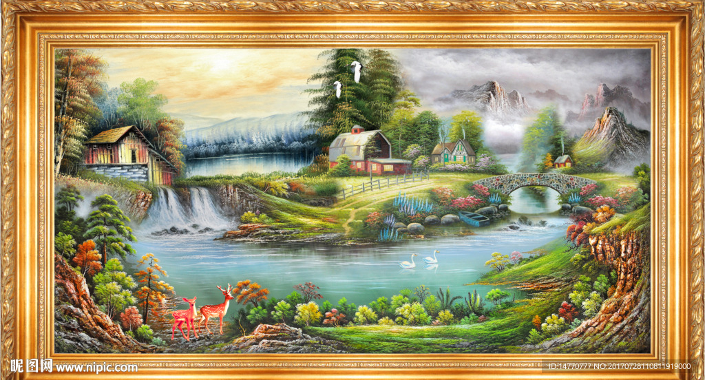 油画风景