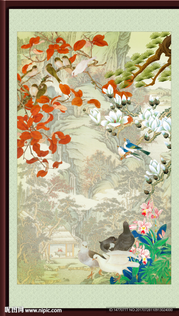 国画兰花