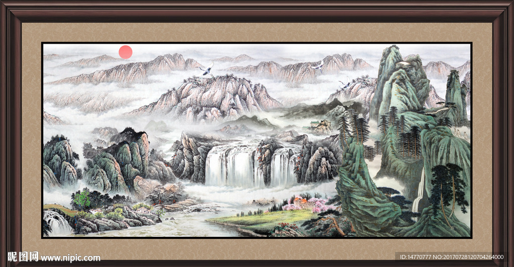 山水国画